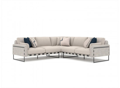  Ecksofa L-Form Sofa Couch Design Wohnzimmer Polster Textil Neu Eck Garnitur