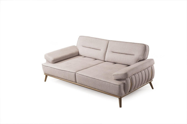  Luxuriöse 3-Sitzer Sofa Weiße Farbe Modern Möbel in Wohnzimmer Neuheit