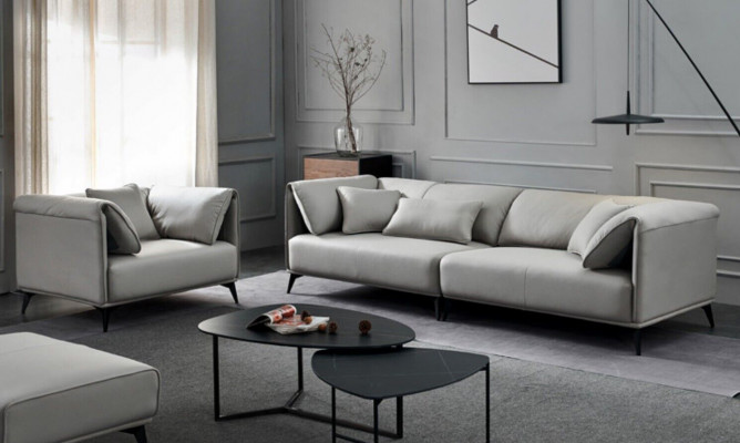 Italienische Design Sofa Sofagarnitur 4+1 Sitzer Couch Polster Möbel