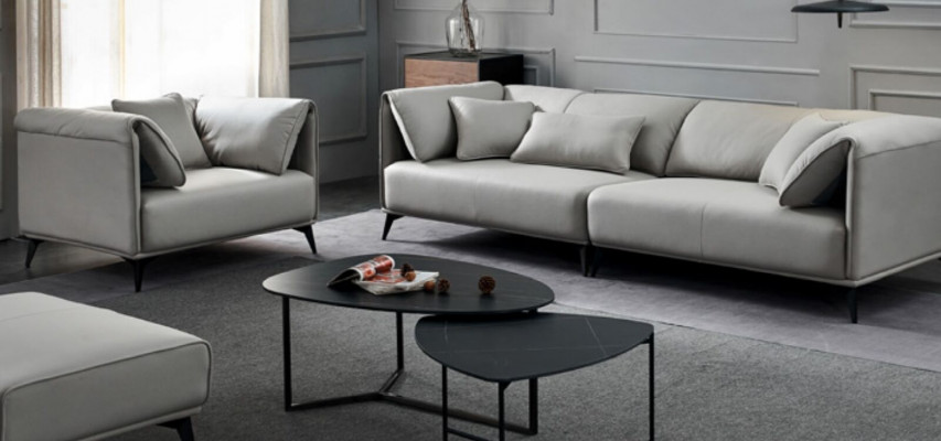 Italienische Design Sofa Sofagarnitur 4+1 Sitzer Couch Polster Möbel