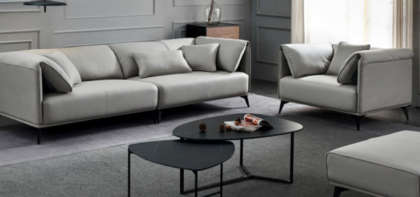 Italienische Design Sofa Sofagarnitur 4+1 Sitzer Couch Polster Möbel