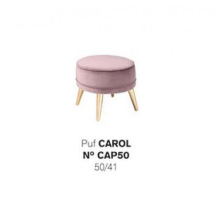 Hocker Sitzhocker Ottomane Pouf Modern Luxus Stoff Design Wohnzimmer Rosa Runder