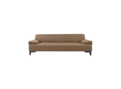 Brauner Zweisitzer Wohnzimmer Polster 2-Sitzer Moderner 2-er Couch Neu