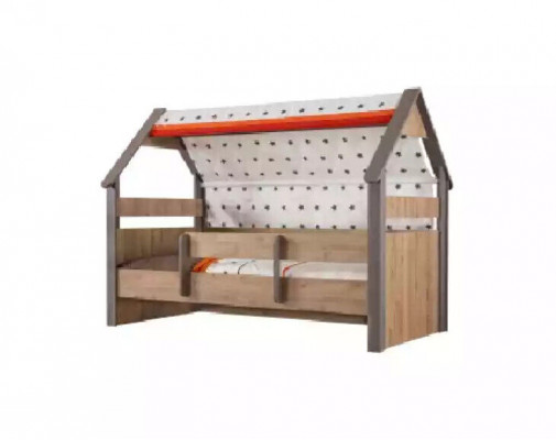 Kinderbett Bett Bettrahmen Kinderzimmer Holz Braun Betten Kindermöbel