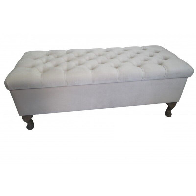 Hocker Chaiselounge Fußhocker Beistellhocker Sitzbank Chesterfield