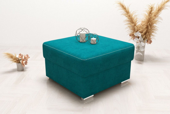 Hocker Polsterhocker Sitzhocker Edler Truhe Box Pouf Fußhocker Sitz