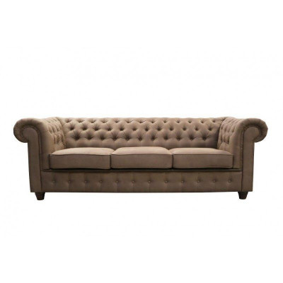 Chesterfield Sofagarnitur Sofa 3+1+1 Couch Polster Set Sofas Couchen Komplett