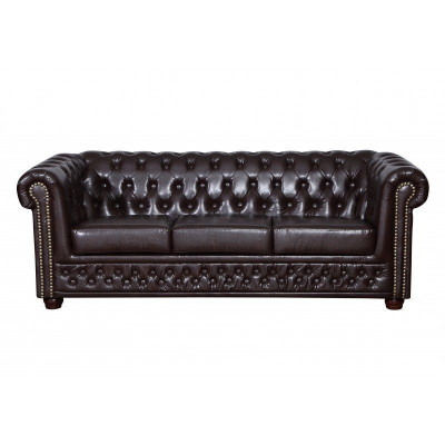 Chesterfield Ledersofa Sofagarnitur Sofa Couch Polster Sitz Sofas Garnituren Neu