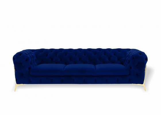 Sofa 3 Sitzer Design Sofas Polster Couchen Leder Relax Chesterfield Sitz Möbel