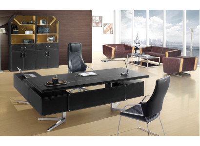 Schreibtisch Büro Tisch Schwarz Dekorative Modern Office Tische Designer