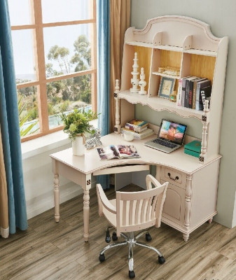 Schreibtisch Ecktisch Büro Tische Schreibtische Möbel Landhaus Stil Office Holz