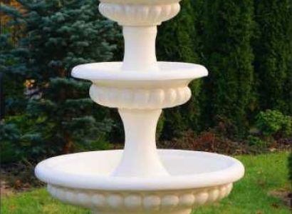 Zierbrunnen Springbrunnen Skulptur Brunnen Deko Garten Fontaine Teich Neu 186cm