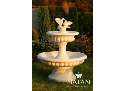 Zierbrunnen Springbrunnen Skulptur 138cm Brunnen Deko Garten Fontaine Teich Neu