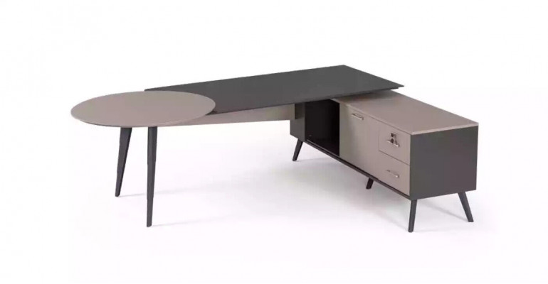 Büromöbel Eckschreibtisch Modern Luxus Tisch Designer Arbeitszimmer Tische