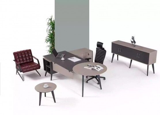 Büromöbel Eckschreibtisch Modern Luxus Tisch Designer Arbeitszimmer Tische