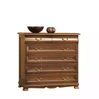 Schubladen Kommode Echtholz Schrank Eiche Massivholz Kommoden Sideboard Neu