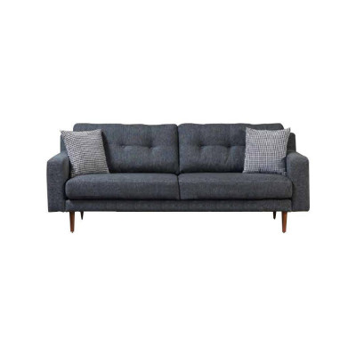 Graue Wohnzimmer Sitzgarnitur Luxuriöse 2x Sofas Designer Polstersessel