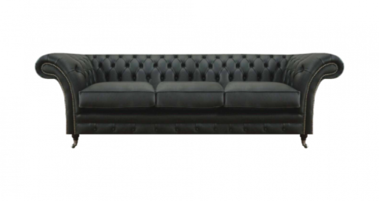 Wohnzimmer Polstermöbel Chesterfield Dreisitzer Sofa Textil Neu Einrichtung