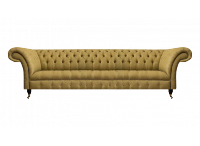 Luxus Sofa Viersitzer Couch Wohnzimmer Chesterfield Textil Polstermöbel