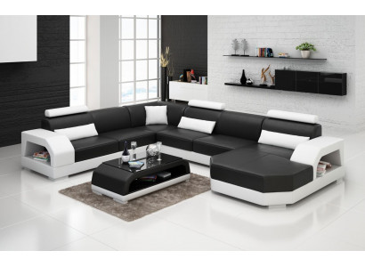 Couch Wohnlandschaft Eckgarnitur Ecksofa Polster Garnitur Sofas Couchen