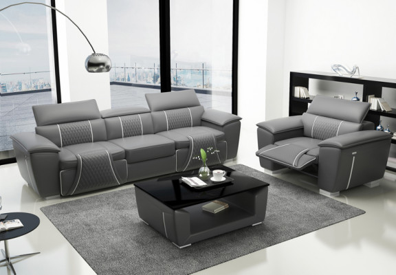 Sofagarnitur 311 Sitzer Set Multifunktion Sofas Polster Couchen Leder Relax Neu