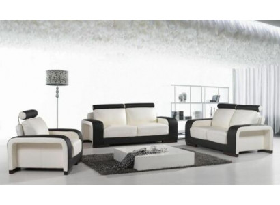 Design Sofagarnitur Couchen Sofas Polster 311 Sitzer Garnituren Set Leder