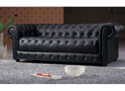 Chesterfield Sofa Couch Polster Designer 3 Sitzer Garnitur Sofas Neu