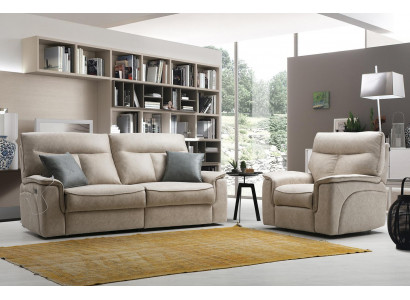 Wohnzimmer Set Dreisitzer Sofa Couch Modern Sessel Sitzmöbel Design Polstermöbel