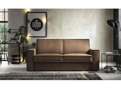 Schlafsofa Sofa 2 Sitzer Zweisitzer Textilsofa Wohnzimmer Italienische Möbel Neu