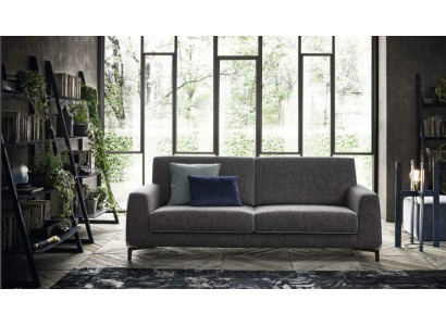 Design Grau Sofa 3 Sitzer Modern Stoff Couch Sofa Polster Sofas Luxus alfitalia