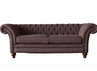 Big Chesterfield englisch klassischer Stil Sofa Couch 3 Sitz Polster 230cm