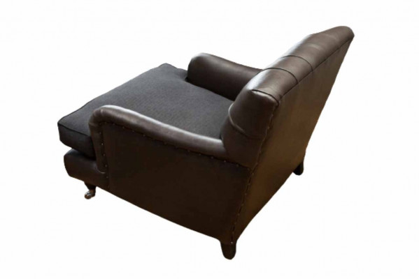 Chesterfield Design Sessel Couch Polster Luxus Couchen 1 Sitz Leder