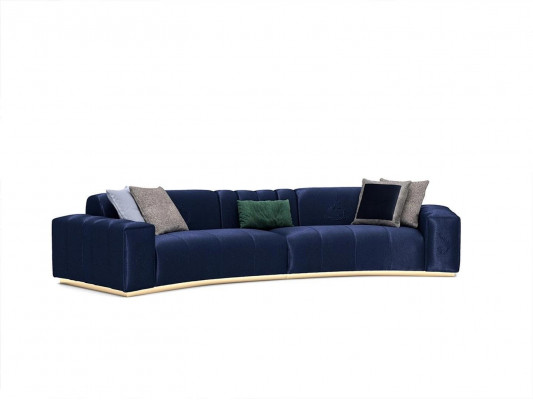 Luxus Polstermöbel Big Sechssitzer Sofa Couch Textil Modern Wohnzimmer