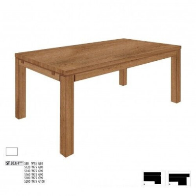 Tisch Holz 160x90cm Echte Esszimmer Möbel Tische Massive Holzmöbel Esstische Neu