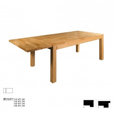 Tisch Esstisch Massive Möbel Esszimmer 160x90cm Echtes Holz Vollholz Neu Tische