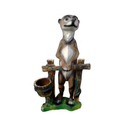 Erdmännchen Abstrakte Figur Dekoration Statuen Skulptur Garten Deko Figuren 60cm