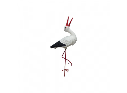 Storch 50cm Figur Statue Garten Dekoration Skulptur Deko Skulpturen