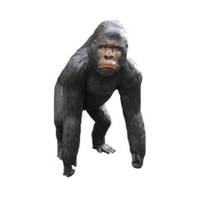 Gorilla Dekorative Statue Garten Statuen 130cm Lebensgroß Figur Plastik Figuren