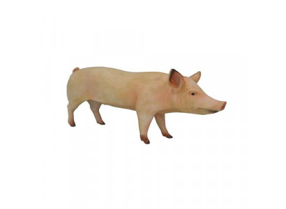 Mast Schwein Bauernhof Dekoration Garten Figuren Statue Tier Wurst Statuen 160cm