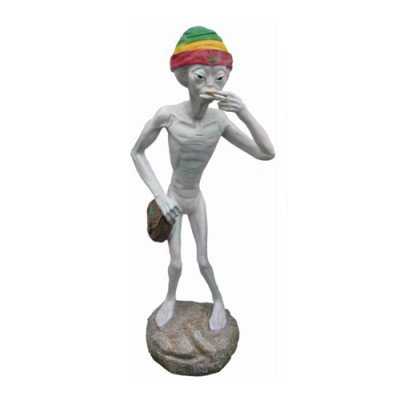 alien Kiffer Lustig Deko Figur Statue Skulptur 132 cm Figuren Statuen Skulpturen