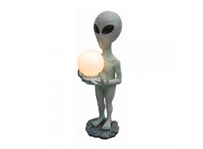 Moderne tischleuchte Ausgefallene Lampe Alien Figur Beleuchtung Skulptur Figuren