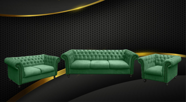 Sofagarnitur Chesterfield Design Wohnzimmer Möbel Couch 321 Sitzer Couchen Sofas