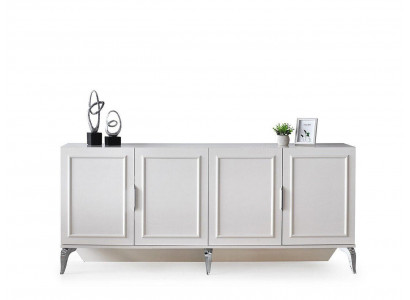 Anrichte Sideboard Schrank Holzschrank Holz Weiß Kommode Modern