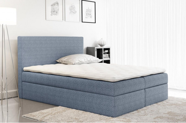 Boxspringbett Textil Design Doppel Hotel Modern Bett Schlafzimmer Betten Stoff