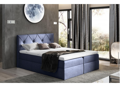 Modern Bett Schlafzimmer Betten 200x200 Boxspringbett Textil Design Doppel