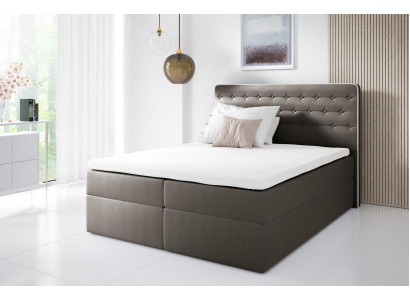 Bett mit Bettkasten Boxspringbett Zeitgenössisch Doppel Hotel 160cm Schlafzimmer