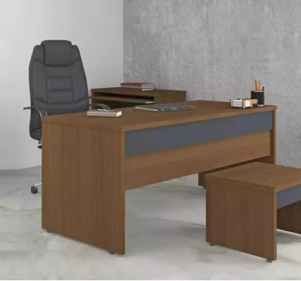 Schreibtisch Büromöbel Arbeitszimmer Holz Tisch Office Büroeinrichtung