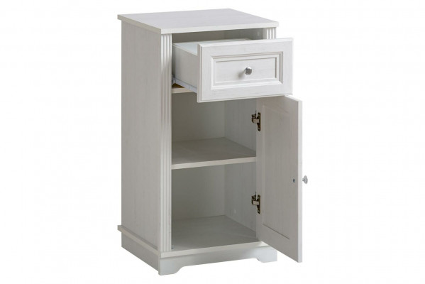 Badmöbel Unterschrank Badschrank weiß 81cm Schrank Badezimmermöbel Hänge Bad Neu