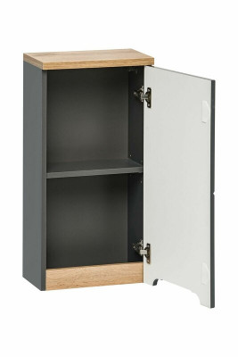 Badezimmerregal Hänge-Hochschrank 35 x 20 x 70 cm Hänge-Badschrank