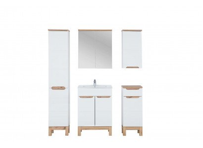 Design Möbel Waschbecken Badezimmer Bad Set Garnitur Schrank Badmöbelsets 5tlg.